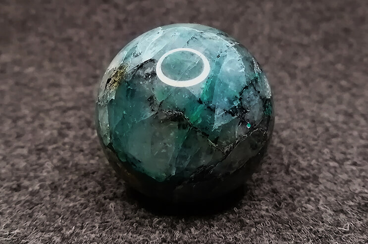 Chryso-quartz sphere