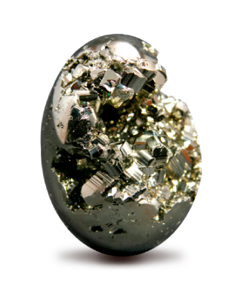 Rhodonite with green epidote egg