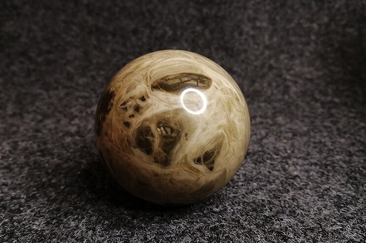 Caramel stone sphere 001 a