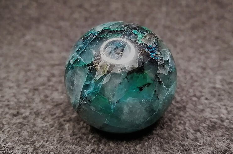 Chryso-quartz sphere