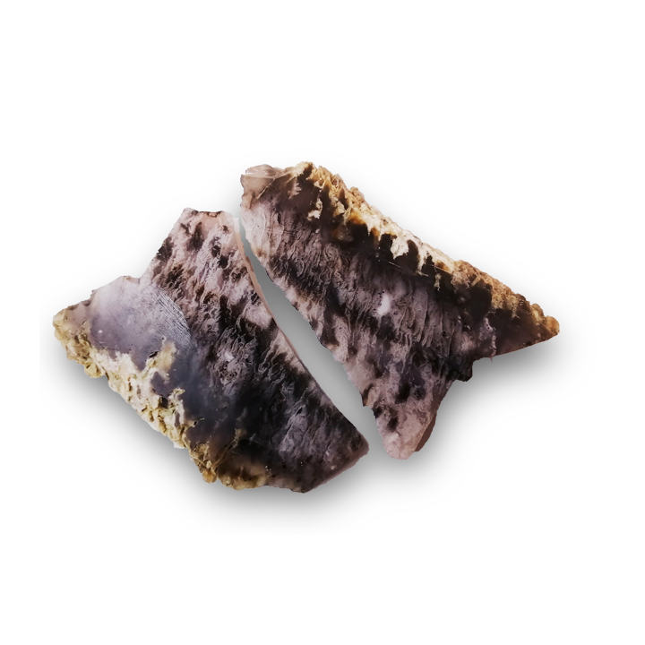 Peruvian iris agate rough rock sc