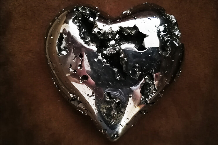 Pyrite heart