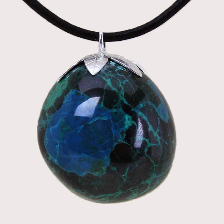 chrysocolla worry stone