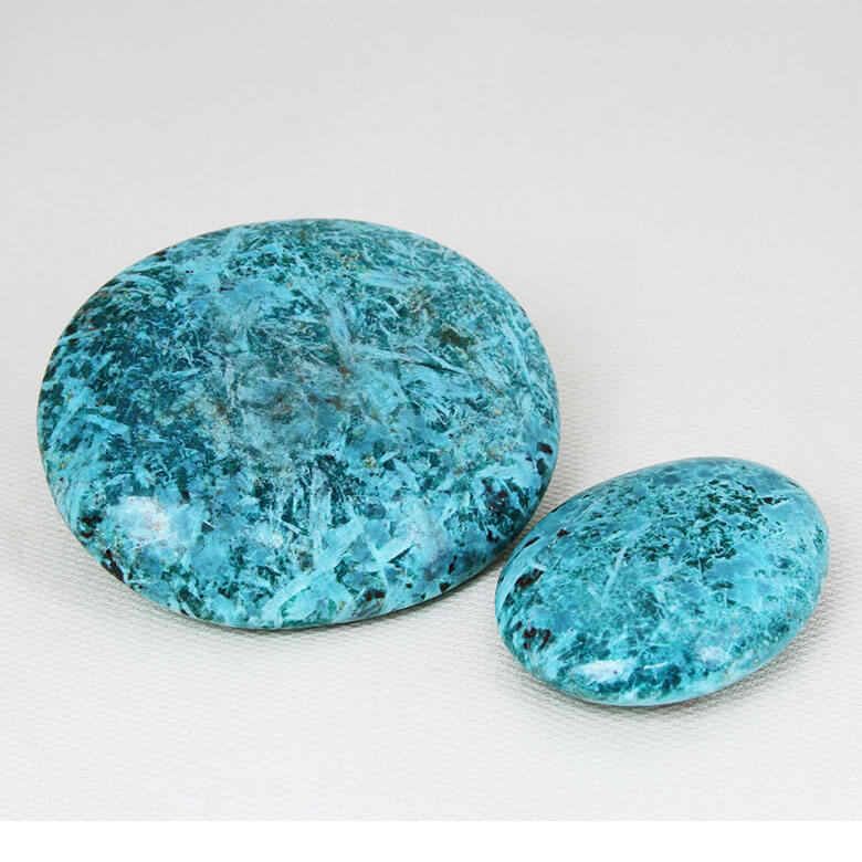 Palmstone Crysocolla var turquoise 