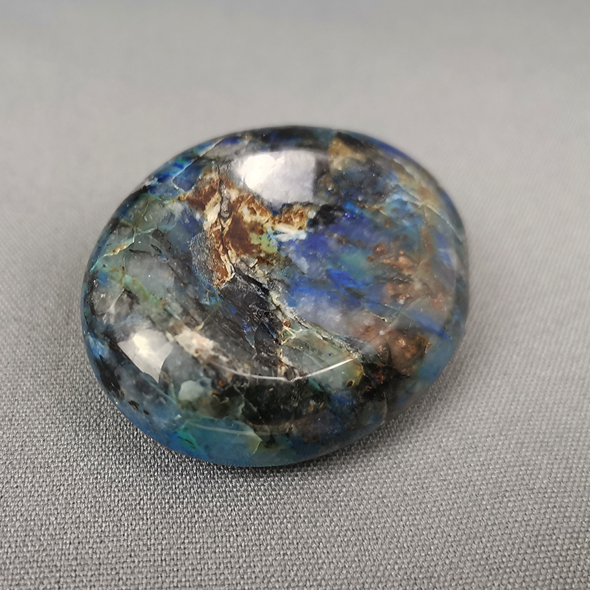 Blue ocean Azurite worry stone