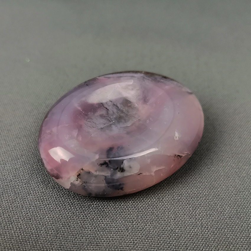 Pink Opal worry stone