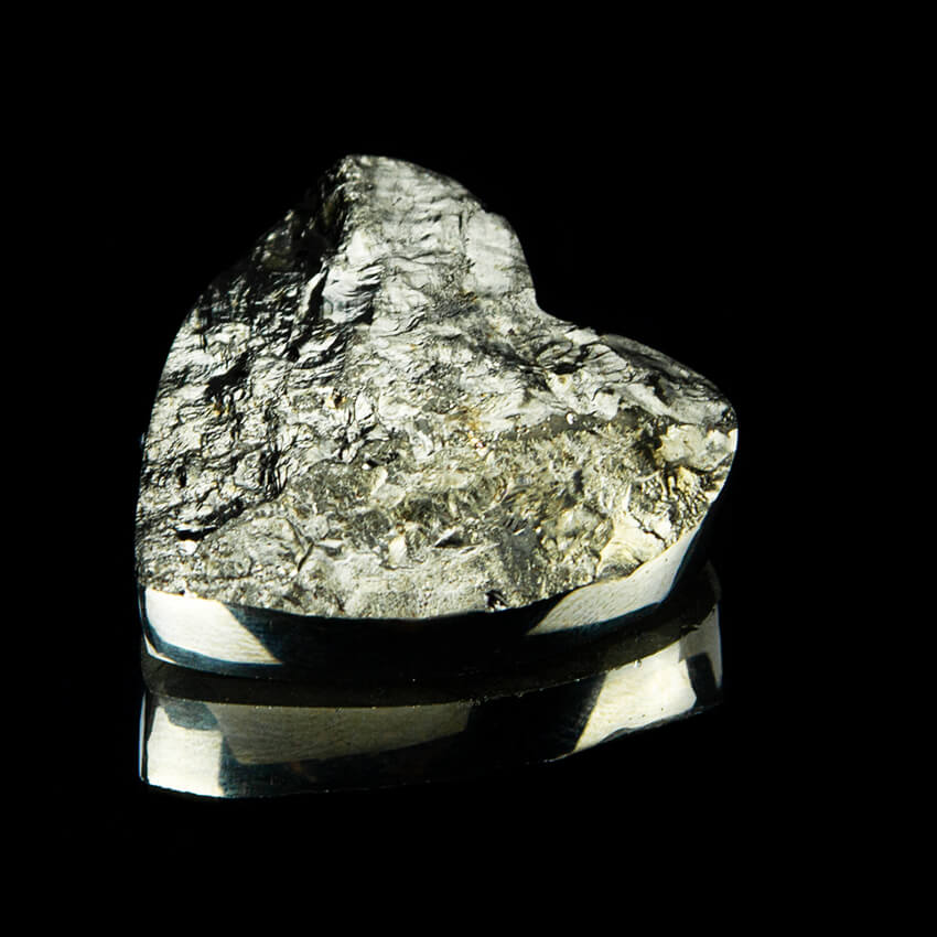 Pyrite cab 04 tiny Cabochon made from the surface of pyrite crystal