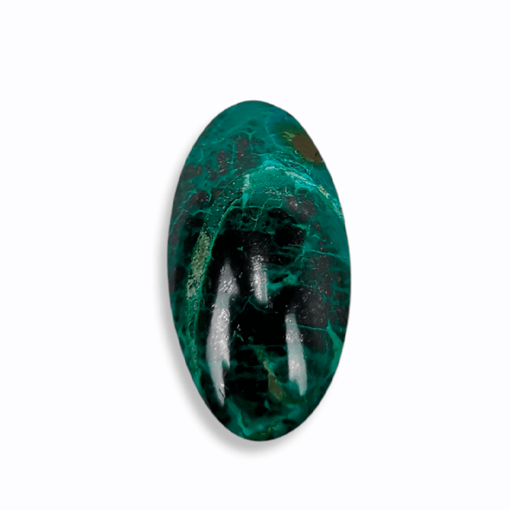 Oval Master Cabochon made from chrysocolla