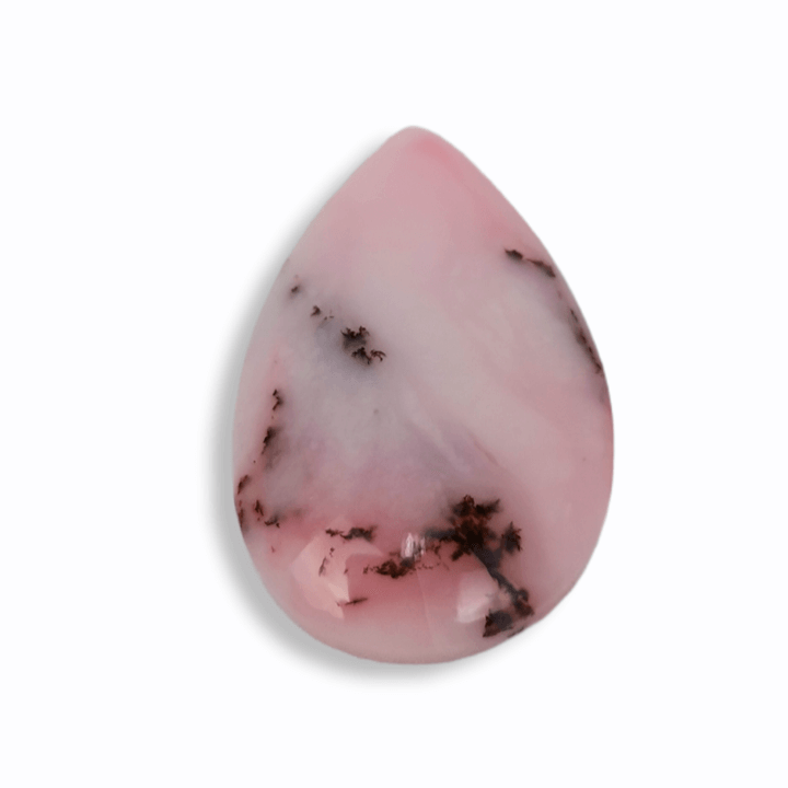drop shaped Master Cabochon made from Pink Opal