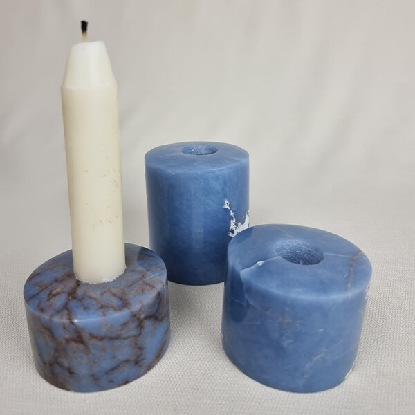 Angelite Candle Holder