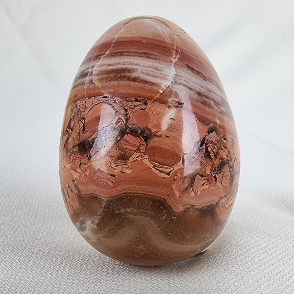 Pink Aragonite egg