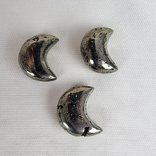 Pyrite crescent moons