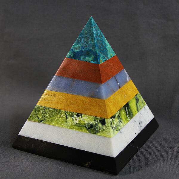 seven color pyramid