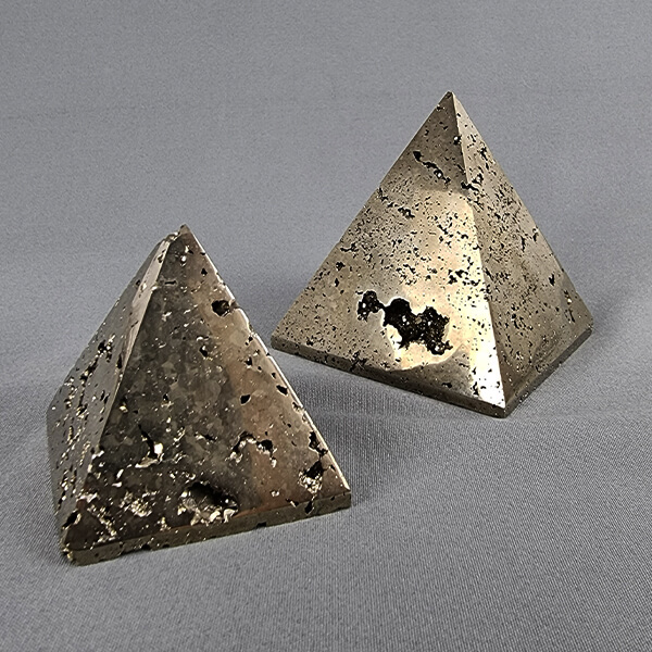 Pyrite Pyramids ethical crystals Gemrock