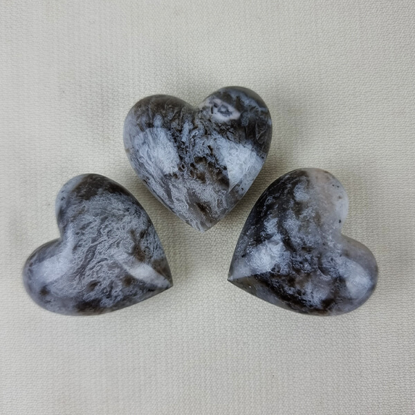 Black Iris Opal hearts ethical crystals Gemrock