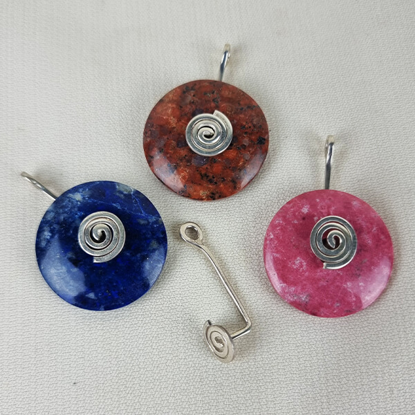 Donuts with silver hanger