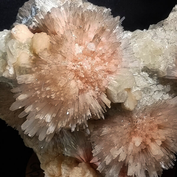 Pink scolecite from Nasik India
