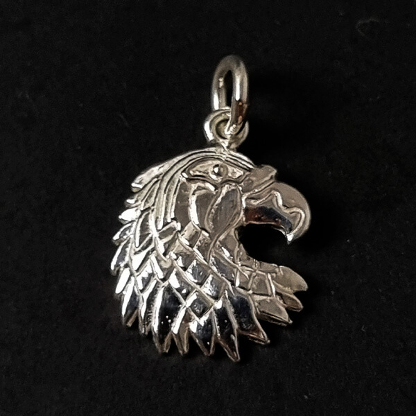 Silver eagle pendant