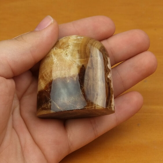 peruvian chocolate calcite ethical crystals by gemrock 