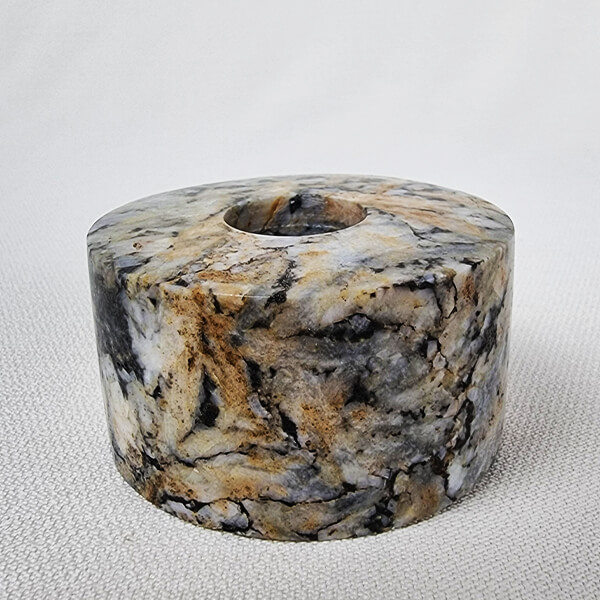 Canadian Pinolite Candle Holder ethical crystals gemrock 02