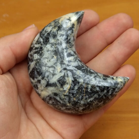 Canadian Pinolite crystal moons ethical crystals gemrock 02
