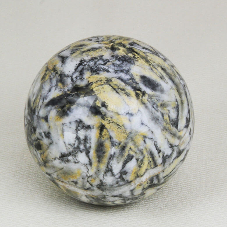 Canadian Pinolite sphere ethical crystals gemrock 05