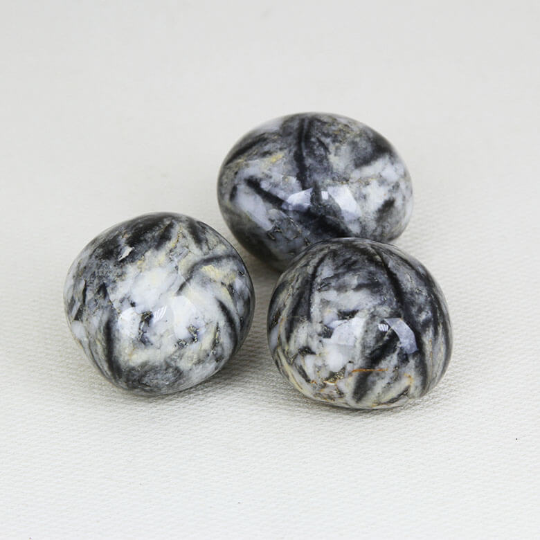 Canadian Pinolite tumbled stone ethical crystals gemrock 01