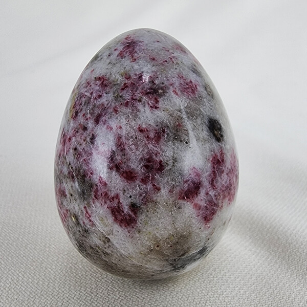 Cherry Blossom Stone crystal eggs cinnabrite ethical crystals Gemrock