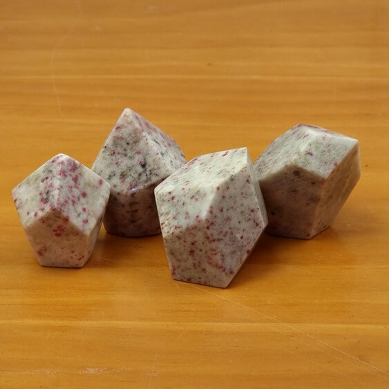 Cherry Blossom Stone free form cinnabrite ethical crystals Gemrock 02