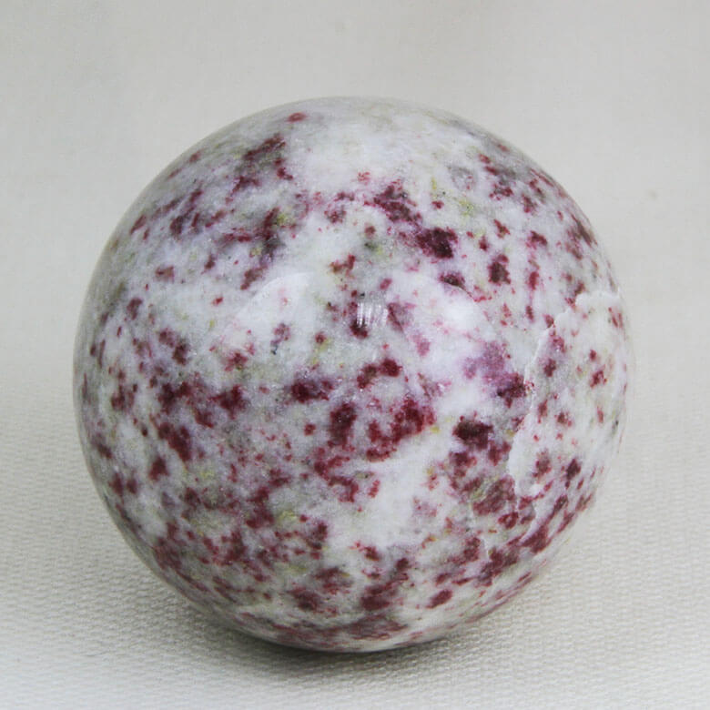 Cherry Blossom Stone spheres cinnabrite ethical crystals Gemrock