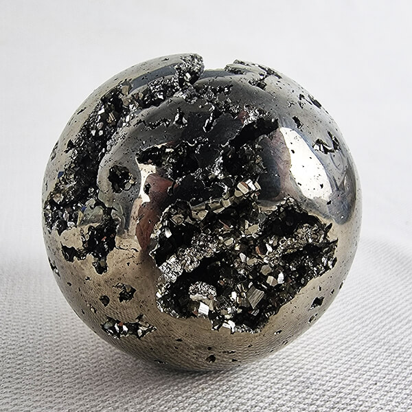 Chispa Pyrite Sphere ethical crystals gemrock 01