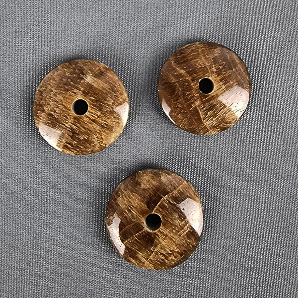 Chocolate Calcite donuts ethical crystals Gemrock