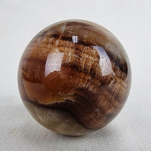 Chocolate Calcite spheres ethical crystals Gemrock