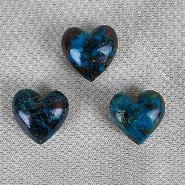 Chrysocolla heart ethical crystals Gemrock 09