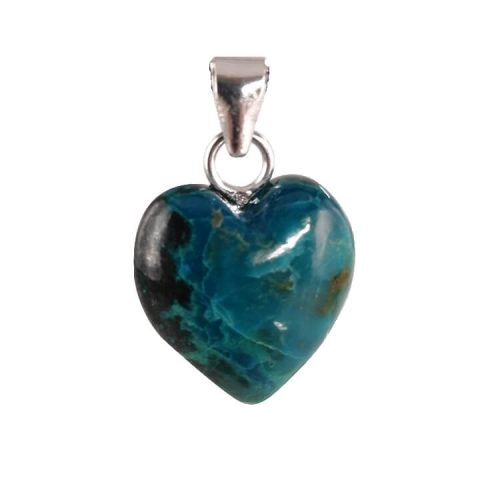 Chrysocolla sterling silver heart pendants ethical crystal jewelry Gemrock 01 Chrysocolla sterling silver heart pendants ethical crystal jewelry Gemrock 01 chrysocolla gemstone quality standard