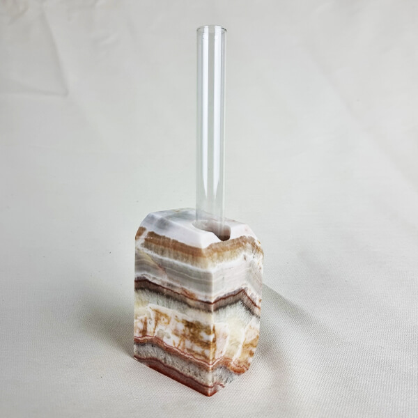 Coati Aragonite flower vase ethical crystals Gemrock 2