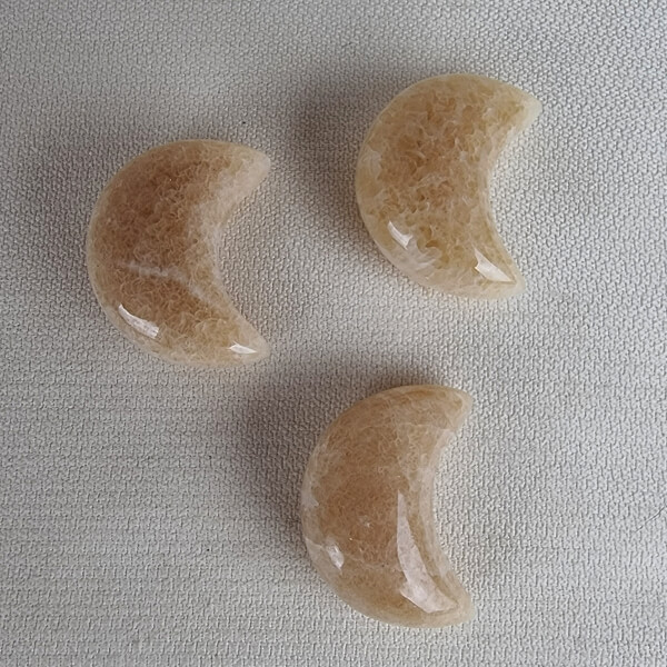 Coati Aragonite crystal moons ethical crystals Gemrock 2