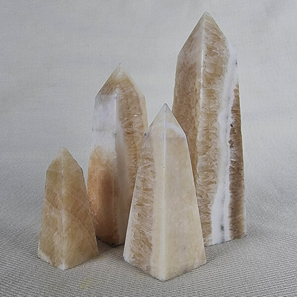 Coati Aragonite obelisk towers ethical crystals Gemrock 2