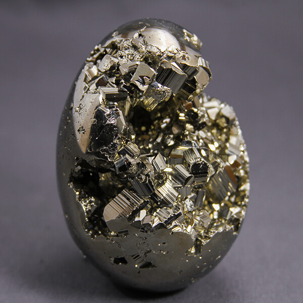 Cocada Pyrite crystal eggs ethical crystals gemrock 01