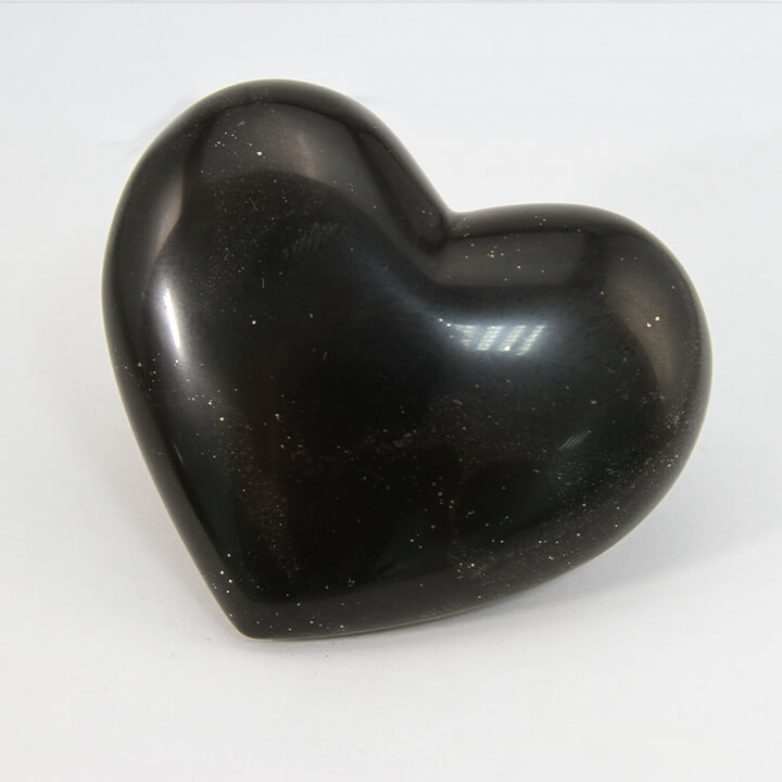 Ethical Peruvian Black Jade Crystal Hearts Lemurian Jade Gemrock