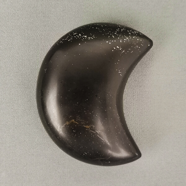 Ethical Peruvian Black Jade Crystal Moon Lemurian Jade Gemrock