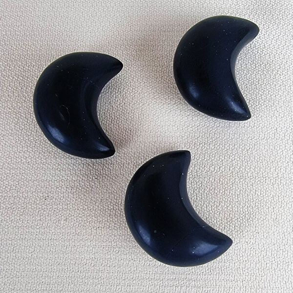 Ethical Peruvian Black Jade Crystal Moons Lemurian Jade Gemrock