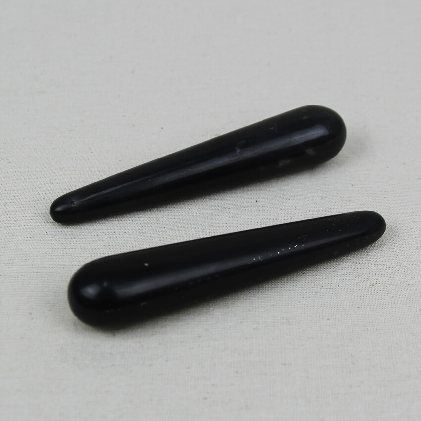 Ethical Peruvian Black Jade Crystal Wand Lemurian Jade Gemrock
