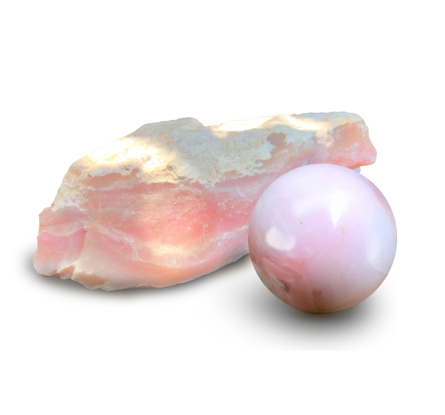 Ethical Pink Opal Crystals Gemrock Pink Opal Gemstone quality standard