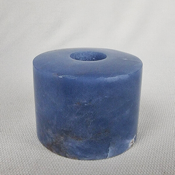 Ethical crystal wholesale Angelite Crystal candle holder Gemrock