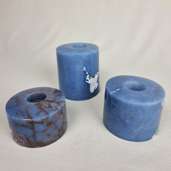 Ethical crystals Angelite Crystal Candle Holders Gemrock
