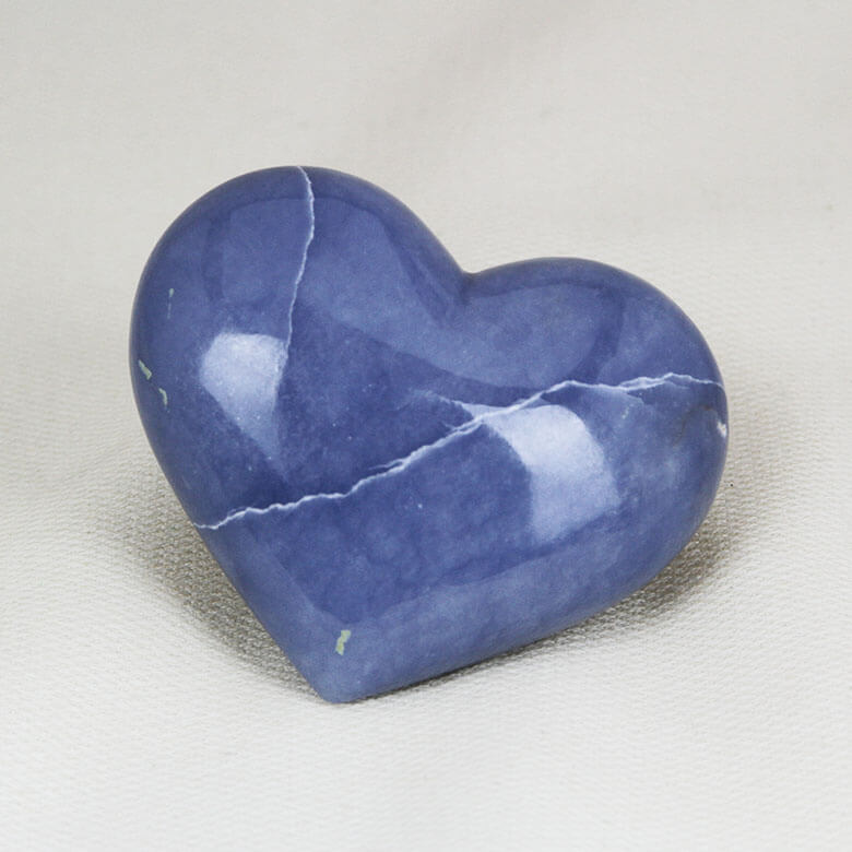 Ethical crystals Angelite Crystal heart Gemrock