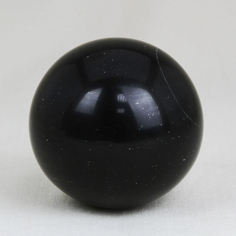 Ethical hand-made Peruvian Black Jade Crystal Sphere Lemurian Jade Gemrock