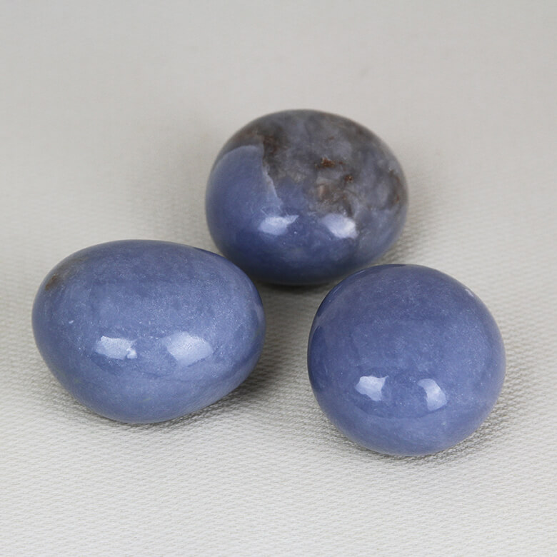 Ethically sourced Angelite Crystal Tumbled Stone Gemrock