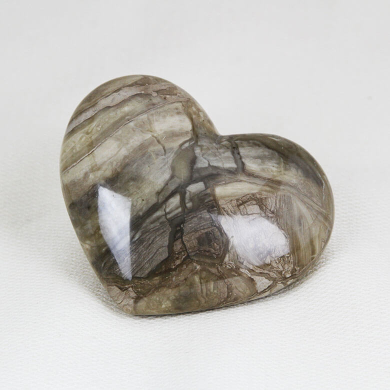 Ethically sourced Caramel Calcite Crystal Heart Gemrock